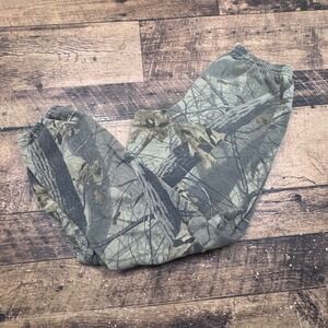 Jerzees Outdoors Brand Camo Sweatpants Mens Medium M Lightweight Fleece Lined